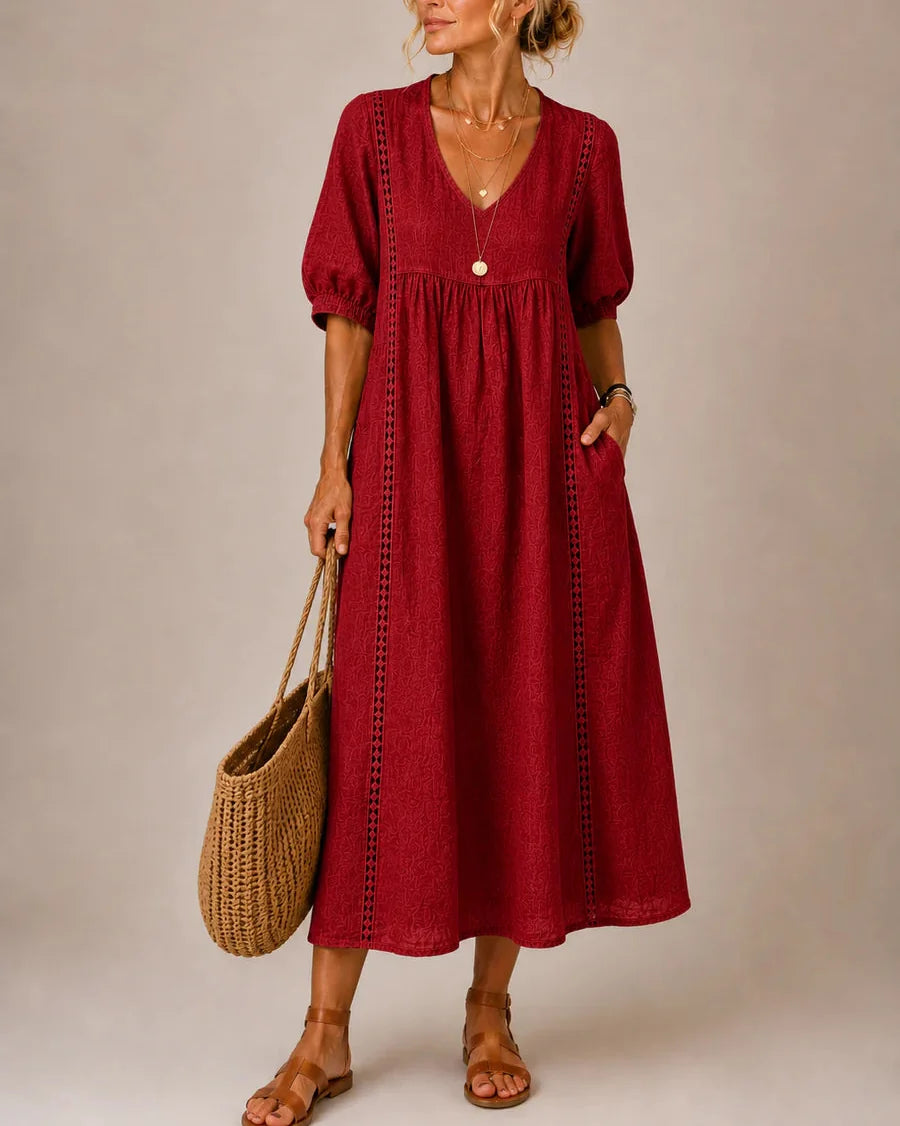 Sefi-Vestido midi de verano