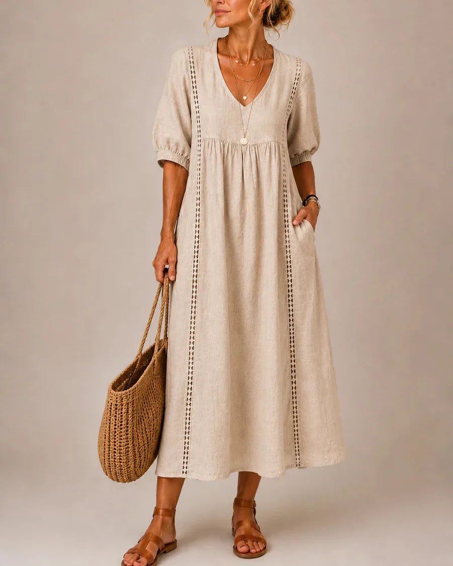 Sefi-Vestido midi de verano