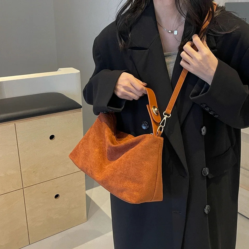 Naiomi-Bolso texturizado de estilo retro