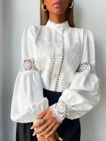 Aída-Blusa blanca