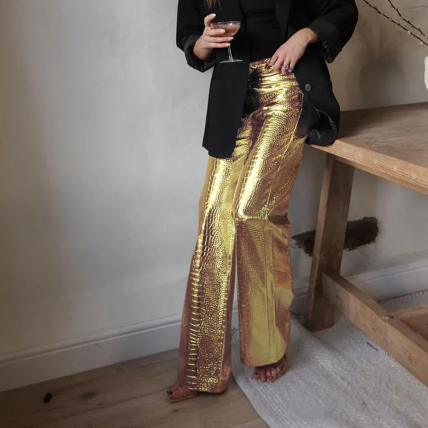 Tamara-Pantalones de cuero